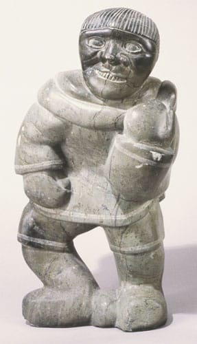 Agjangajuk Shaa, Man Carrying Bird (2007)