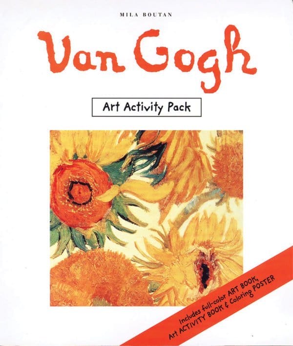 Cover of a Van Gogh Art Activity Pack. The cover features the title