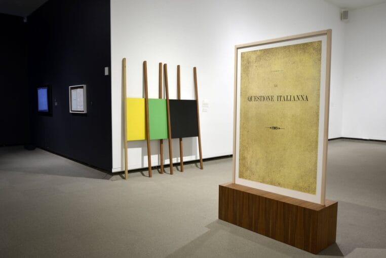 Installation views, Dawit L. Petros: Spazio Disponibile, The MacKenzie Art Gallery, 2021. Photo by: Don Hall.