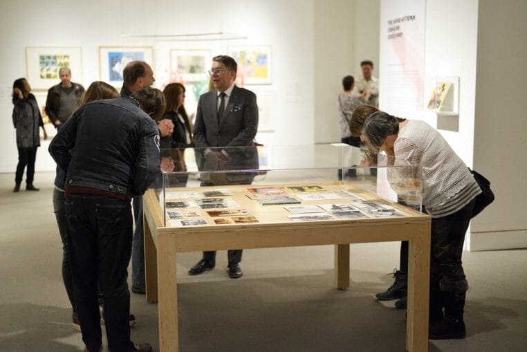 Installation view of