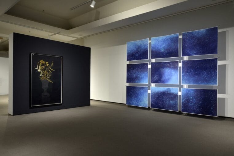 Installation view, Beyond the Stone Angel: Artists Reflect on the Deaths of their Parents , Organized by the MacKenzie Art Gallery, curated by Timothy Long. Photo credit: Don Hall, courtesy of the MacKenzie Art Gallery.