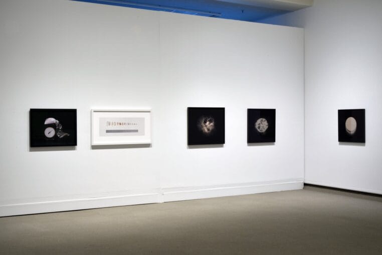 Installation view, Beyond the Stone Angel: Artists Reflect on the Deaths of their Parents , Organized by the MacKenzie Art Gallery, curated by Timothy Long. Photo credit: Don Hall, courtesy of the MacKenzie Art Gallery.