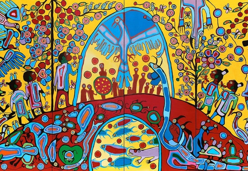 Artist Norval Morrisseau's 