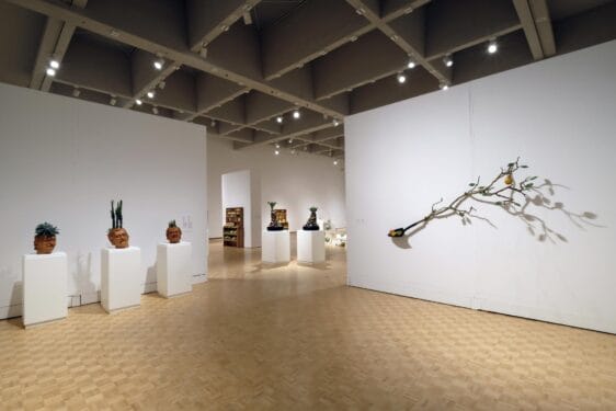 Installation view of