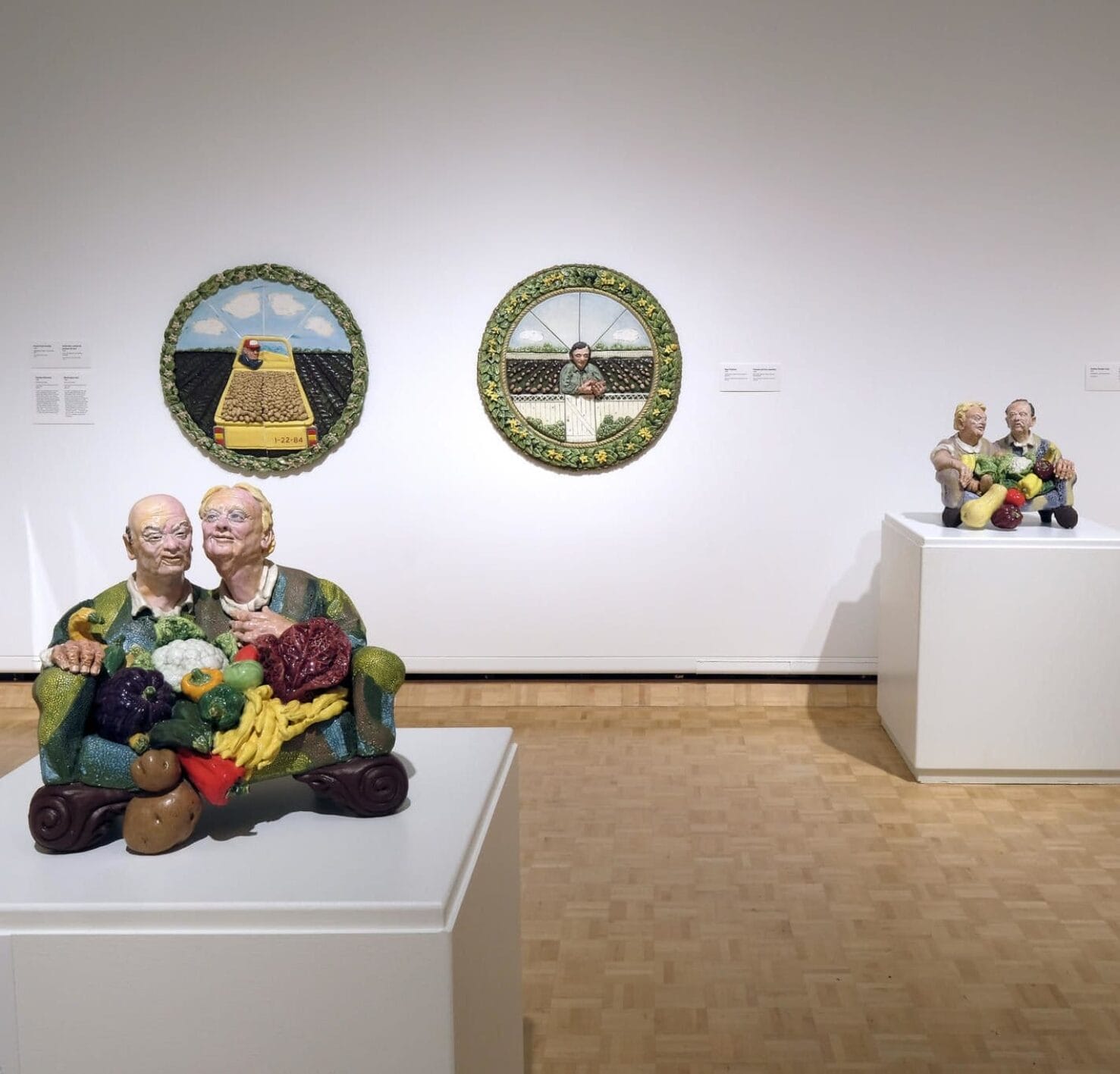Installation view of