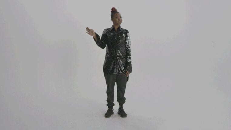 Rashaad Newsome,
Shade Composition Screen Tests, 2005-ongoing. Single-channel video, 8 minutes.
