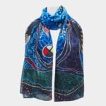 Scarf with Leah Dorian Artwork