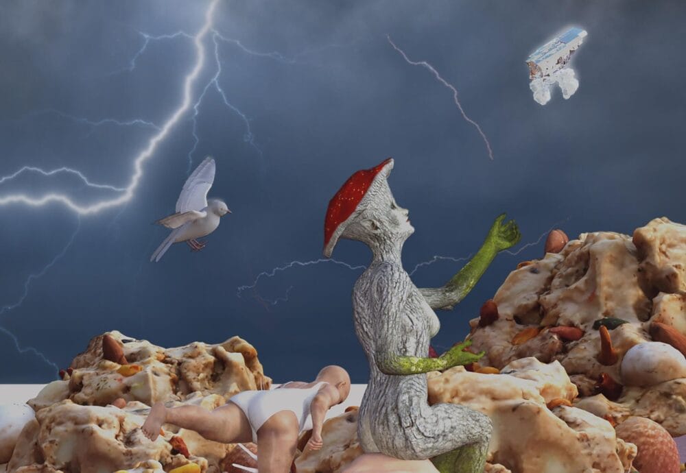 Still from Wednesday Kim's Sleep Deprived Workers (detail), 2019--2020. Courtesy of the artist.