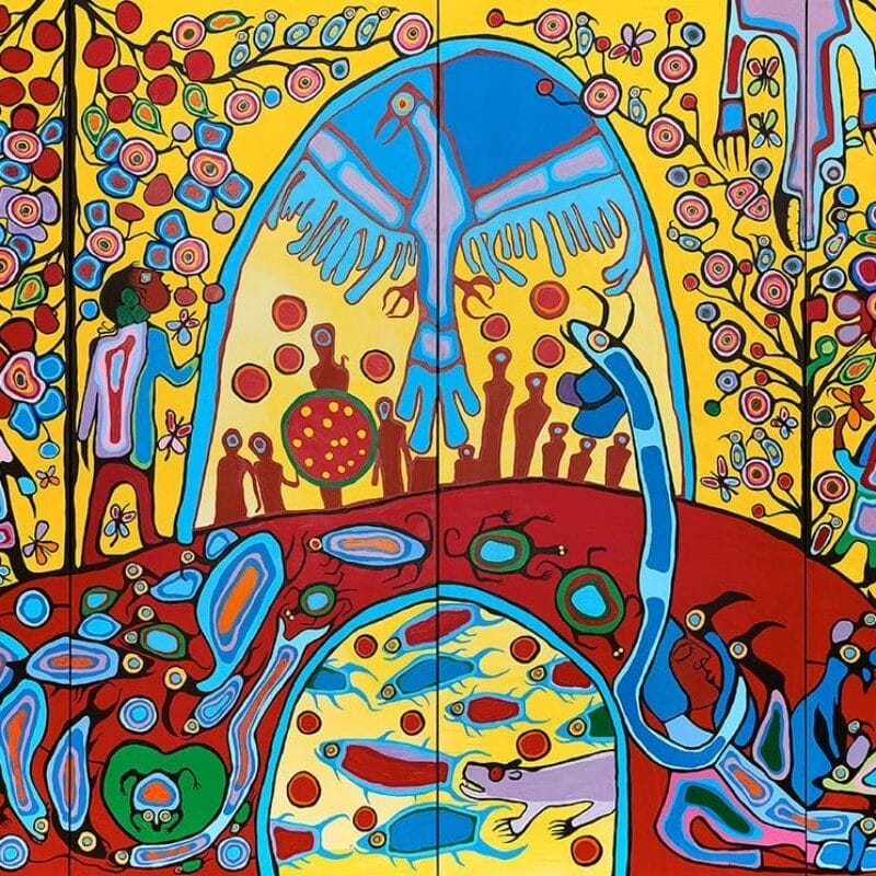 Artist Norval Morrisseau's 