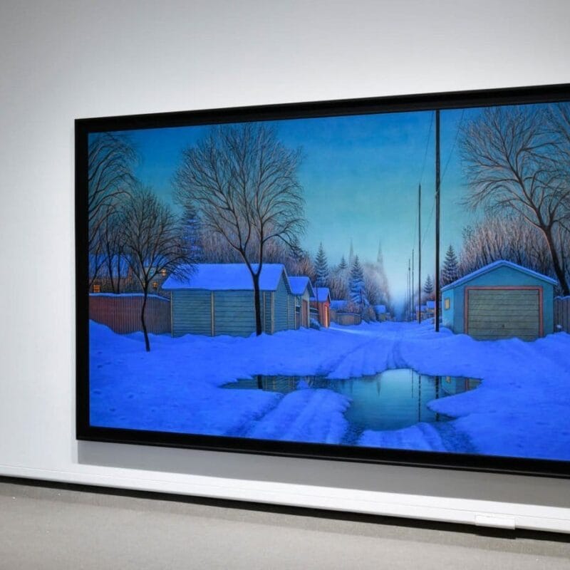 Artist Wilf Perreault's 