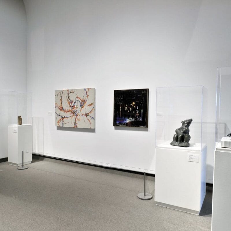 Installation view of