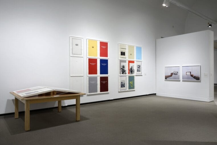 Installation view, Dawit L. Petros: Spazio Disponibile, The MacKenzie Art Gallery, 2021. Photo by: Don Hall.