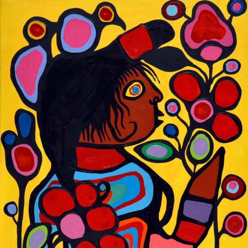 Artist Norval Morrisseau's 