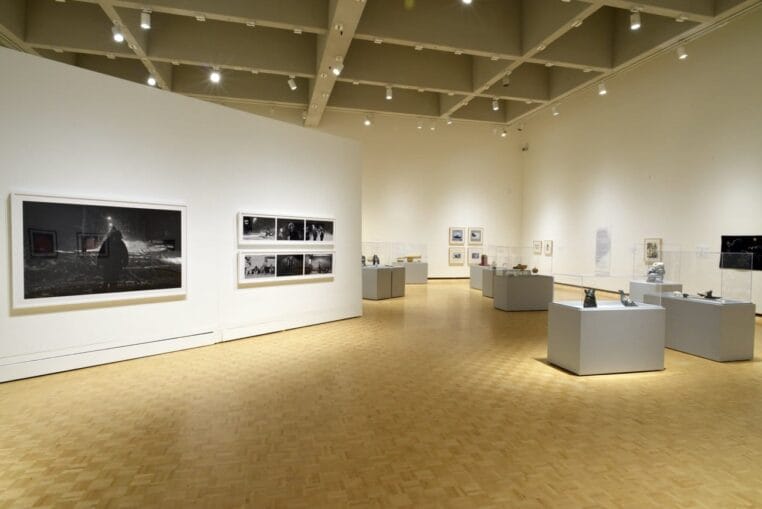 Installation view of