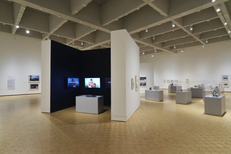 Installation view of