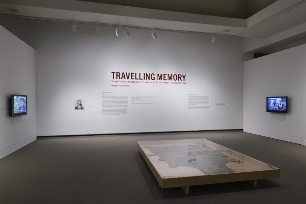 Installation view of exhibition 