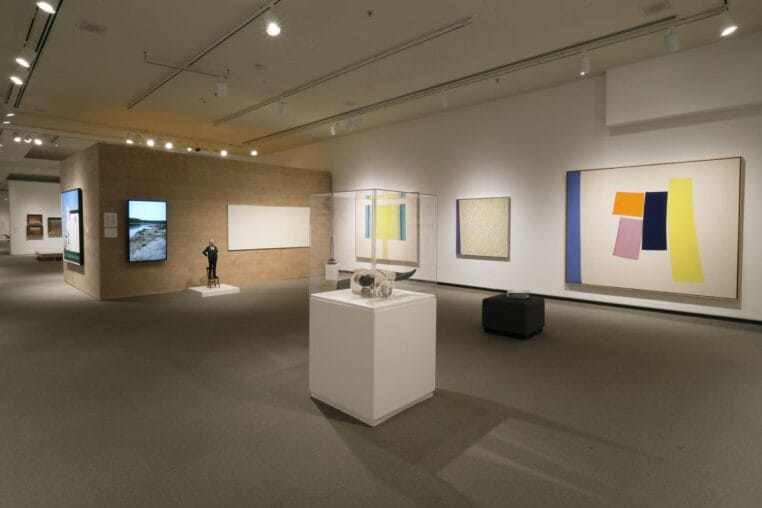 Installation view of