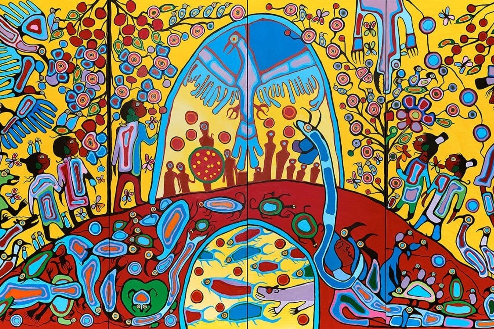 Artist Norval Morrisseau's 