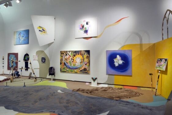 Installation view, Mitchell Wiebe, 
