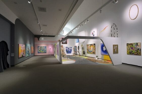 Installation view, Mitchell Wiebe, 