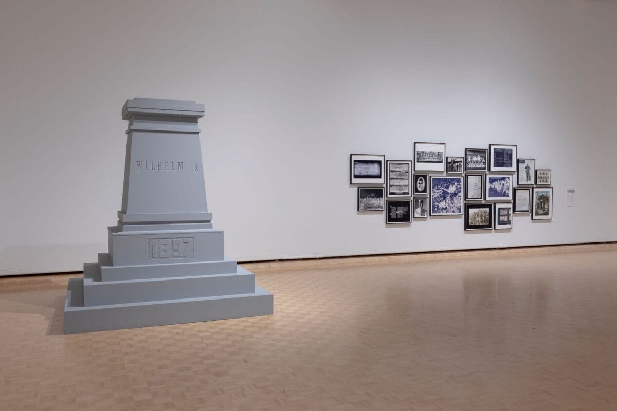 Installation view at the MacKenzie Art Gallery of 2023 exhibition 