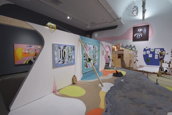 Installation view, Mitchell Wiebe, 