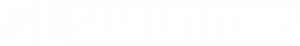 White Sask Lotteries logo with a bold, stylized 