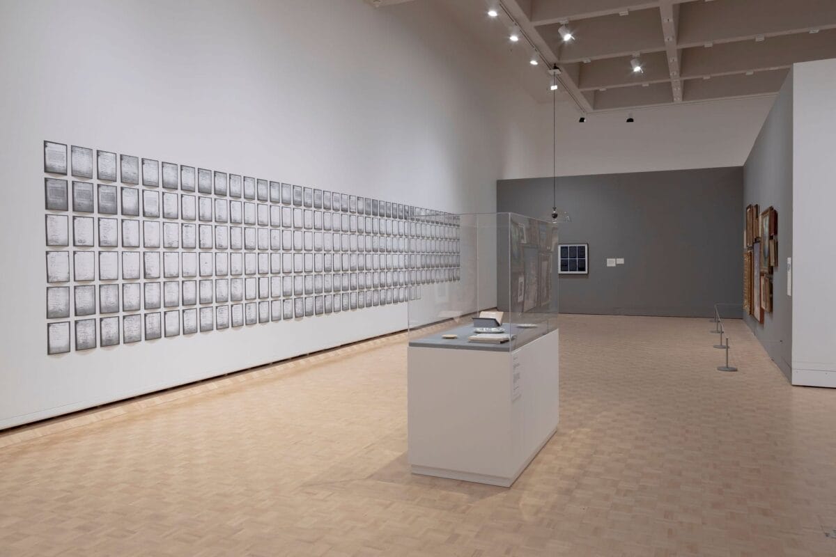 Installation view at the MacKenzie Art Gallery of 2023 exhibition 