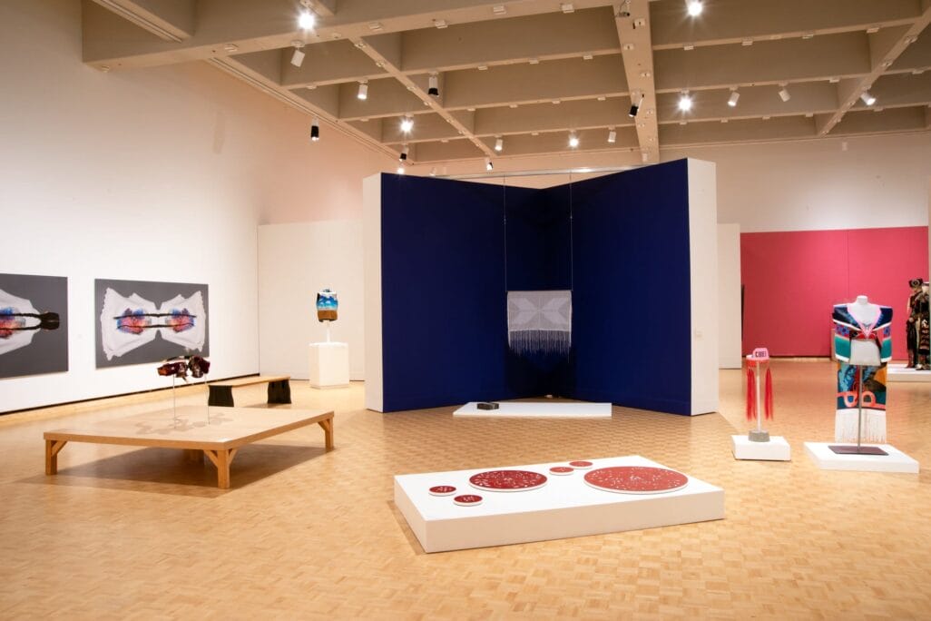 Installation view at the MacKenzie Art Gallery of 2022 exhibition 