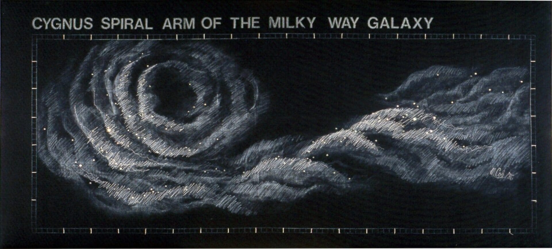 Artist Martha Cole's Cygnus Spiral Arm of the Milky Way Galaxy