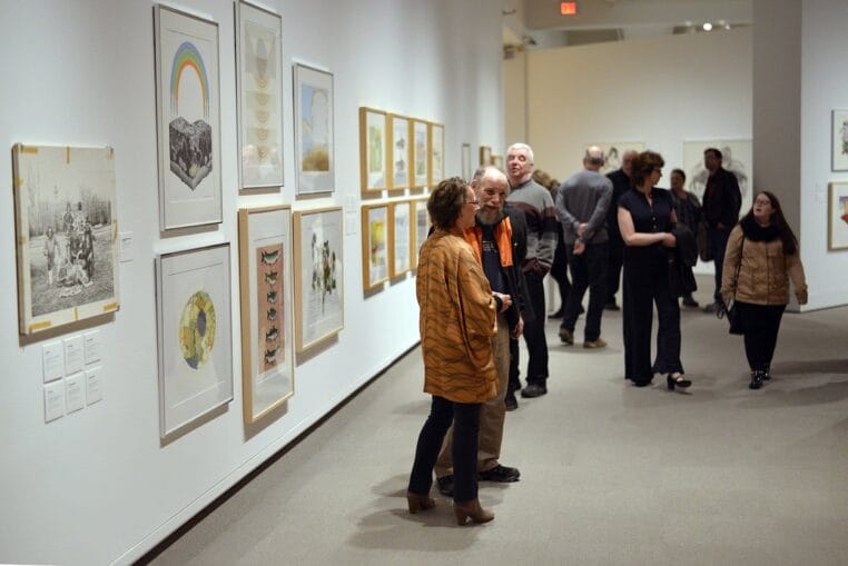 Installation view of 