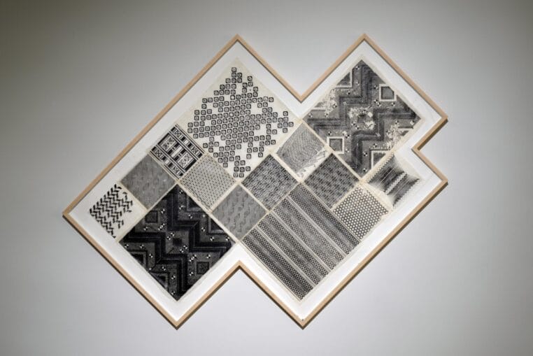 Installation view, Piña, Why is the Sky Blue?, The MacKenzie Art Gallery, 2022. Photos by: Don Hall.